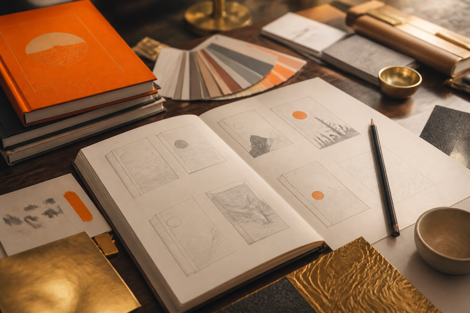 Atelier cover design process